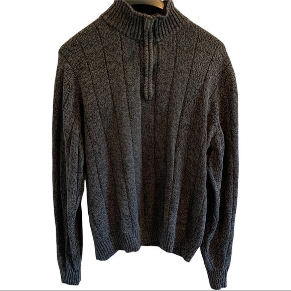 OSCAR DE LA RENTA Large Mock Neck MENS GRANDPA Sweater Size L - Picture 1 of 9